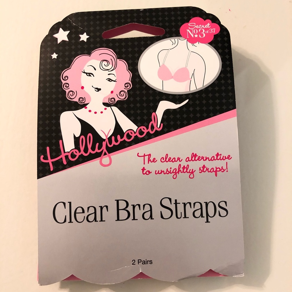 Clear bra straps